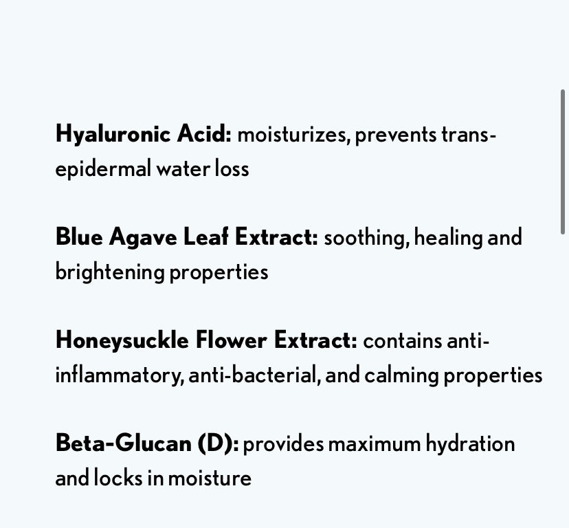 Hydracalm mask