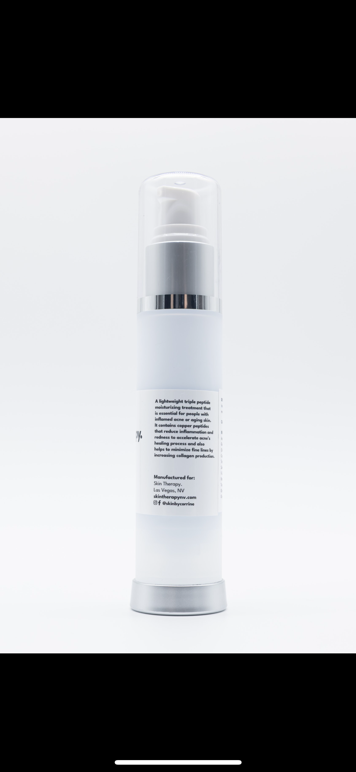 Copper peptide moisturizer